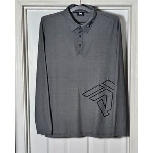 PXG Golf Long Sleeve Polo Shirt Men's XL Vented Performance Parsons Xtreme Logo